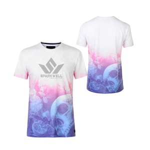เสื้อยืดสีพื้นสำหรับผู้ชาย แขนสั้น คอกลม ทรงปกติ ผ้าถัก สวมใส่สบาย เหมาะสำหรับทุกวัน - Product Image 6