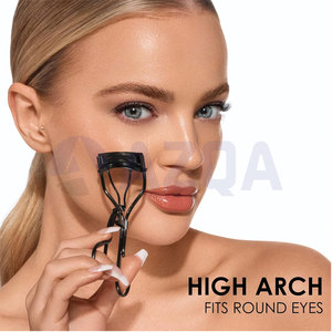 Rizador de Pestañas Profesional de Acero Inoxidable con Agarre Cómodo y Almohadilla de Silicona de Repuesto para Maquillaje y Belleza - Product Image 6