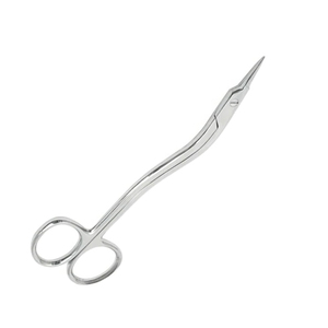 Ciseaux chirurgicaux Locklin angulaires 16,5 cm en acier inoxydable poli miroir, instrument de coupe chirurgical - Product Image 2