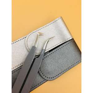 แหนบปลายเรียบสแตนเลสสตีลสำหรับงานต่อขนตาแบบละเอียด - Product Image 1