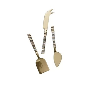 Best Sale Prices Metal <b>Cheese</b> <b>Set</b> for Kitchenware <b>Cheese</b> Butter Spreader Knife Butter Cutter With Horn Made Handle - Product Image 3