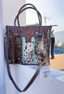 Bolso Tote Grande de Cuero Grabado a Mano, Estilo Bohemio Vintage, con Asa Cruzada y Correa para Hombro, de Piel de Vacuno, Novedad 2026 - Product Image 4