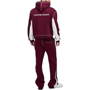 Hoodies and <b>Sweatpants</b> <b>Set</b> Custom High Quality Oversized Streetwear Tracksuit Unisex Custom logo <b>Sweatpants</b> Hoodies <b>Set</b> Factory - Product Image 3