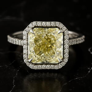 เพชร CVD สีเหลืองสดใส น้ำหนัก 2.01 กะรัต ความสะอาดระดับ VVS2 รับรองโดย IGI รูปทรง Asscher เพชรเพาะเลี้ยงสำหรับทำเครื่องประดับ เพชรเม็ดเดี่ยว - Product Image 5
