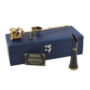 Rosa Natural de Alta Calidad en Oro de 24k con Base de Latón Dorado, Ideal para Regalo de Aniversario de Bodas, Diseño para Parejas - Product Image 2