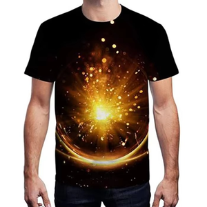 เสื้อรัดรูปแขนยาวลายกาแล็กซี่สำหรับผู้ชาย ระบายอากาศได้ดี แห้งเร็ว ทรงเข้ารูป ยืดหยุ่น เหมาะสำหรับออกกำลังกาย ผลิตตามแบบ OEM ขายส่ง - Product Image 4