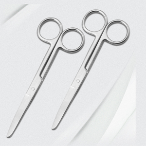 Ciseaux chirurgicaux manuels en acier inoxydable, lame droite, poignée ronde, ciseaux à pansements médicaux, kit chirurgical pour les premiers secours et les traumatismes - Product Image 5