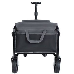 Carrello Multiuso a Doppio Strato, 100% Spazio Extra, Capacità 102 kg, per Campeggio, Spesa, Sport, Giardinaggio, Pesca - Product Image 3