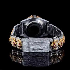 Luxury Hip Hop 41 MM Moissanite Iced <b>Watch</b> Customized High Quality VVS <b>Diamond</b> Tester Fashion Accessory - Product Image 3