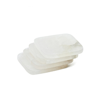 Ensemble de sous-verres en marbre naturel et albâtre, faits à la main, résistants à la chaleur, décoration de table moderne, pour la maison et la salle à manger, prix de gros, fournisseur