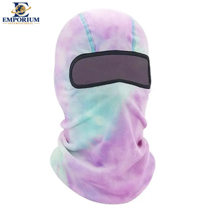 Pasamontañas Tie Dye, Máscara Facial Completa Elástica de Fibra de Poliéster con Patrón Tie-Dye, Transpirable, Hecha a Mano - Product Image 3