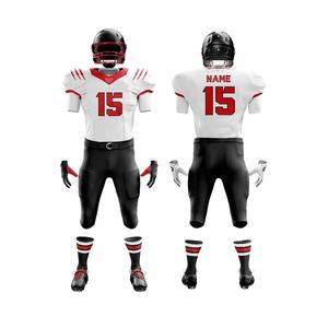 ชุดฟอร์มอเมริกันฟุตบอลสำหรับทีมชุดยูนิฟอร์มอเมริกันฟุตบอลเครื่องแบบพิมพ์ซับลิเมชันดีไซน์ตามสั่ง - Product Image 1