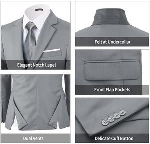 ชุดสูทแต่งงาน กางเกง เสื้อโค้ท ทรงเข้ารูป ชุดทักซิโด้เจ้าบ่าว - Product Image 4