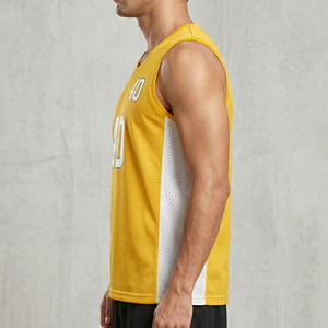 Camiseta de Lacrosse de Malla para Hombre, Fabricada con Sublimación, sin Mangas - Product Image 4