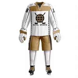 Uniformes de Hockey sobre Hielo para Hombre, los Más Vendidos, Transpirables, Duraderos, con Logotipo Personalizado, Servicio OEM, Uniformes para Equipos - Product Image 1