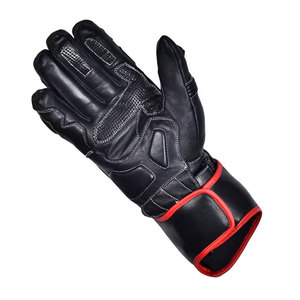 Gants de moto pour hommes les plus vendus, matériau de haute qualité avec motif uni, gants de moto pour hommes en cuir véritable - Product Image 1