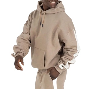 Custom High Quality Fleece 100% Cotton Regular Fit Front Pocket Pullover Hoodie with <b>Waterproof</b> Breathable Features for Men - Product Image 2