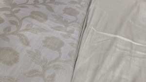 Tissu 100% viscose pure, 44 pouces |   Tissu de robe en jacquard floral |   Vêtements et tissus d'ameublement durables - Product Image 2