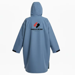 Custom Swim <b>Parka</b> <b>Jacket</b> Men <b>Waterproof</b> Long Hooded Fleece Winter Sports Team Wear OEM Bulk Supplier - Product Image 4