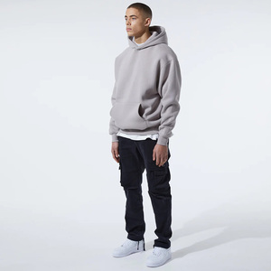 Sudaderas con capucha holgadas para hombre, disponibles con logo impreso personalizado, sudaderas con capucha lisas, ropa informal, sudaderas con capucha para hombre - Product Image 4
