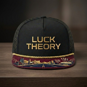 หมวกแก๊ปทรงแบน 5 แผง พรีเมียม ปีกหมวกแบบ Snapback  โลโก้ TPU แบบเจาะรูด้วยเลเซอร์  ปีกหมวกออกแบบเองได้  ปักลายนูน 3 มิติ  รับผลิตแบบ OEM ODM - Product Image 5