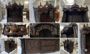 Hindu Pooja <b>Mandir</b> Teak Wood Modern Style Customized Size Luxury Home Decor Temple Wholesale DST EXPORTS Australia Sale - Product Image 6