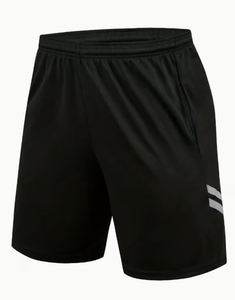 Camiseta de Fútbol para Hombre, Cuello en V, Azul Oscuro, Transpirable, con Estampado 3D, Personalizable con Nombre de Equipo, Pantalones Cortos Deportivos con Cintura Elástica Negra - Product Image 5