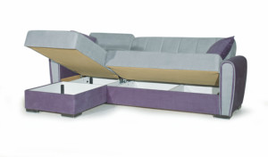 Superventas, conjunto de sofá futón seccional moderno, muebles de sala de estar de alta calidad, reposabrazos, cojín de almacenamiento oculto, duradero - Product Image 3