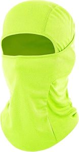 Pasamontañas Unisex Rojo de Piel Sintética con Logotipo Personalizado, Impresión por Sublimación, Spandex/Poliéster, Máscara Facial Completa Ajustable, Ropa de Esquí Afelpada - Product Image 3