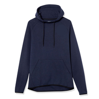 Hoodie Olahraga Pria Lengan Panjang Premium, Atasan Fitness Workout, Hoodie Performa Tinggi Untuk Pria