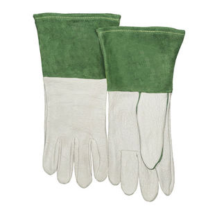 Hot Selling High Quality Eco-Friendly Leather Welding Safety <b>Gloves</b> <b>Touchscreen</b> Needle Detection Wrist-Length Molten Metal - Product Image 3