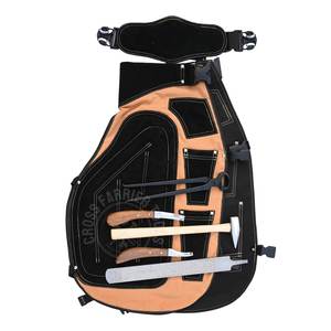 Kit de Herrador Duradero para el Cuidado de Pezuñas, Delantal de Seguridad para Herrador, Alicates para Pezuñas, Martillo, Cuchilla de Doble Cara, Cuchilla Afilada y Lima Curva - Product Image 1