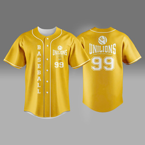 Camisetas de Béisbol Personalizadas para Hombre al por Mayor, Uniformes de Equipo de Alta Calidad con Botones, Impresión por Sublimación, Ropa Deportiva de Fábrica - Product Image 4