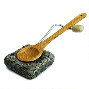 Soporte de Cuchara de Acero Inoxidable para Estufa, 6 Pulgadas, Soporte para Cucharón, Color Personalizado, Hecho a Mano, Ecológico, Apto para Lavavajillas - Product Image 5