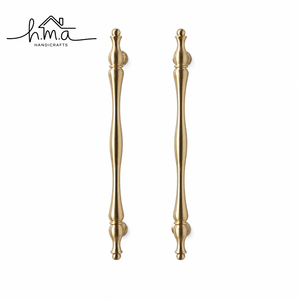 Poignée de meuble en laiton satiné argenté, forme cylindrique avec grip texturé moleté, poignée de tiroir moderne de style industriel - Product Image 2