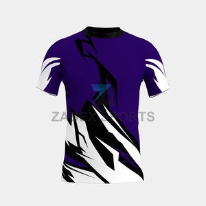 Rashguard de compression pour entraînement MMA pour hommes avec logo extensible sur le devant et design ajusté au corps - Product Image 1