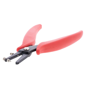 Wholesale High-Quality Stainless Steel Jewelry Pliers with Custom Logo Double <b>Punch</b> PVC Handle Manufacturer Pliers - Product Image 2