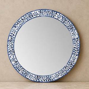 Marco de Espejo Decorativo Premium con Incrustaciones de Hueso, Superficie de Mosaico Hecha a Mano y Estilo Sofisticado para el Hogar - Product Image 5