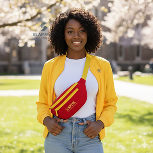 กระเป๋าคาดเอวแฟชั่น NSPDK สำหรับสตรี  กระเป๋าสะพายข้าง  กระเป๋าคาดสะโพก  ปรับขนาดได้  เหมาะสำหรับการเดินทาง - Product Image 4