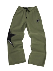 Pantalon en molleton de coton personnalisé durable coupe ajustée et confortable. Pantalon en molleton de coton chaud et respirant pour homme - Product Image 2