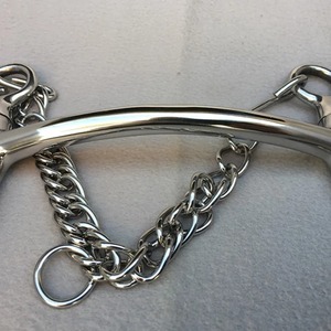สแตนเลสสตีล Mullen ปากยาว Pelham บิตม้าบิตกับ Chain13.5cm ขอบ - Product Image 2