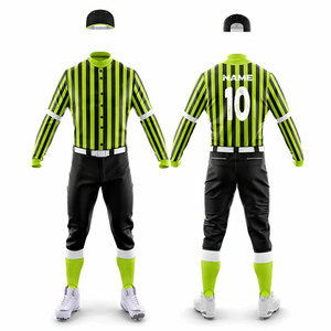 Faible MOQ Nouvelle Arrivée 2026 Ensemble de Baseball Adulte Manches Longues Boutonné avec Pantalon Compression Respirant Toutes Saisons - Product Image 1