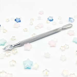 Pousse-cuticules personnalisé très demandé, en acier inoxydable, pour le retrait du vernis à ongles, outils de nettoyage des ongles, pousse-cuticules à pointe acérée - Product Image 5