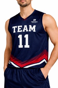 Uniforme de Baloncesto de Alta Calidad, Personalizado, 100% Poliéster, Transpirable, Absorbente de Humedad, Uniforme de Baloncesto Unisex para Ropa Deportiva - Product Image 5