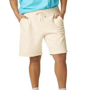 Shorts de sport en molleton français de haute qualité pour hommes et femmes, vente en gros, personnalisables, 100 % coton biologique - Product Image 6