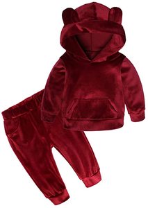 Jogging de sport en velours personnalisé à la mode OEM Survêtement personnalisé de marque privée pour enfants avec logo Service OEM pour filles - Product Image 6