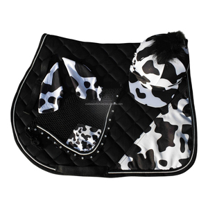 COSTA SPORTS - Manta de Montar con Estampado de Jirafa, 100% Algodón, Calidad Premium, Producto de Alta Venta - Product Image 1