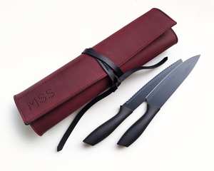 Bolsa de Cuero para Cuchillos, Resistente a Olores, de Alta Resistencia, Estilo Casual, Organizador de Cuchillos de Cocina, Estuche para Utensilios de Cocina - Product Image 2