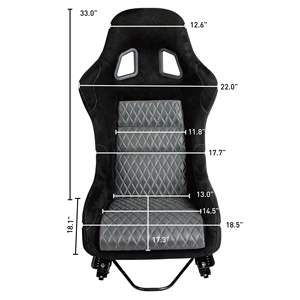 Sedili avvolgenti da corsa di qualità Premium per auto modificati per un maggiore Comfort e stile - Product Image 3