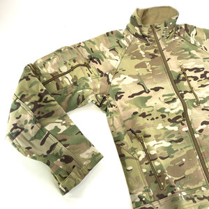 Chaqueta de Camuflaje para Hombre, Cuello Alto, Cierre de Cremallera, Transpirable, Informal, para Otoño, Corte Regular, Material de Poliéster - Product Image 5